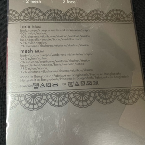 Calvin Klein Bikini Lace & Mesh Panties 4 pairs - Picture 7 of 10